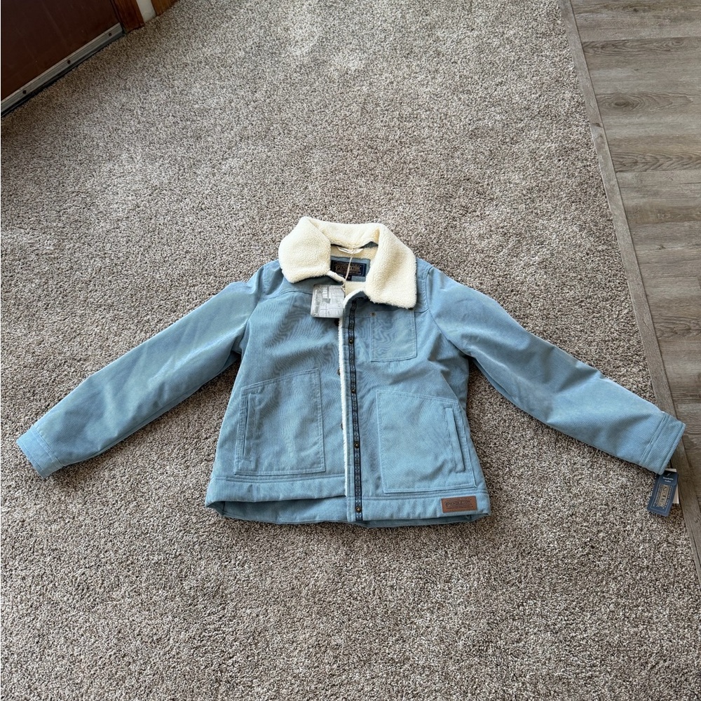 Pendelton Light Blue Sherpa corduroy Jacket